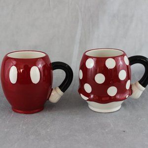 Disney Mickey and Minnie Mouse Mug Set
